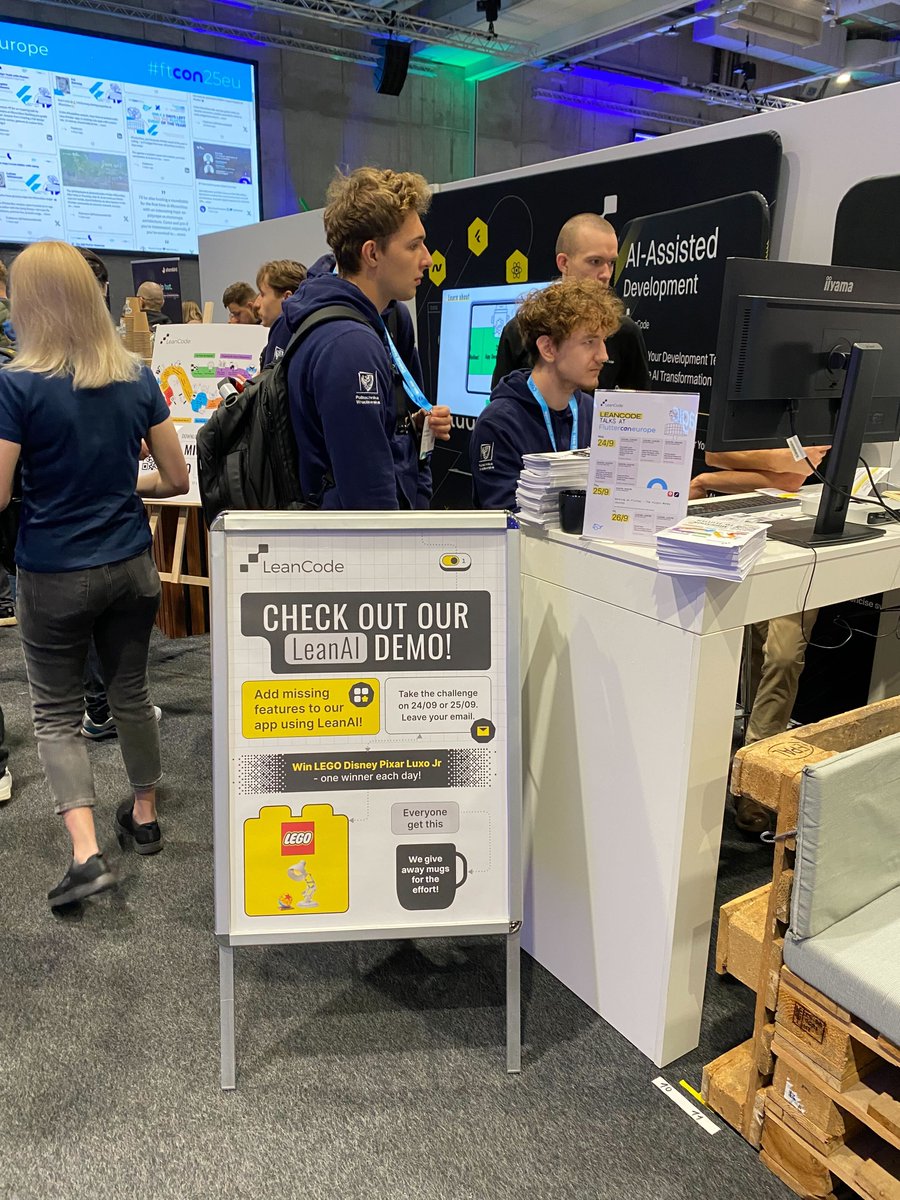 LeanCodePl's tweet image. Hello @FlutterconWorld ! 🩵We’re back and waiting for you at our booth🎉 – and we couldn’t be more excited to meet all of you once again or for the first time!

Come by the LeanCode booth and:
☕ Grab a free coffee from our baristas.
📖 Explore our brand-new ebook “Migration to…
