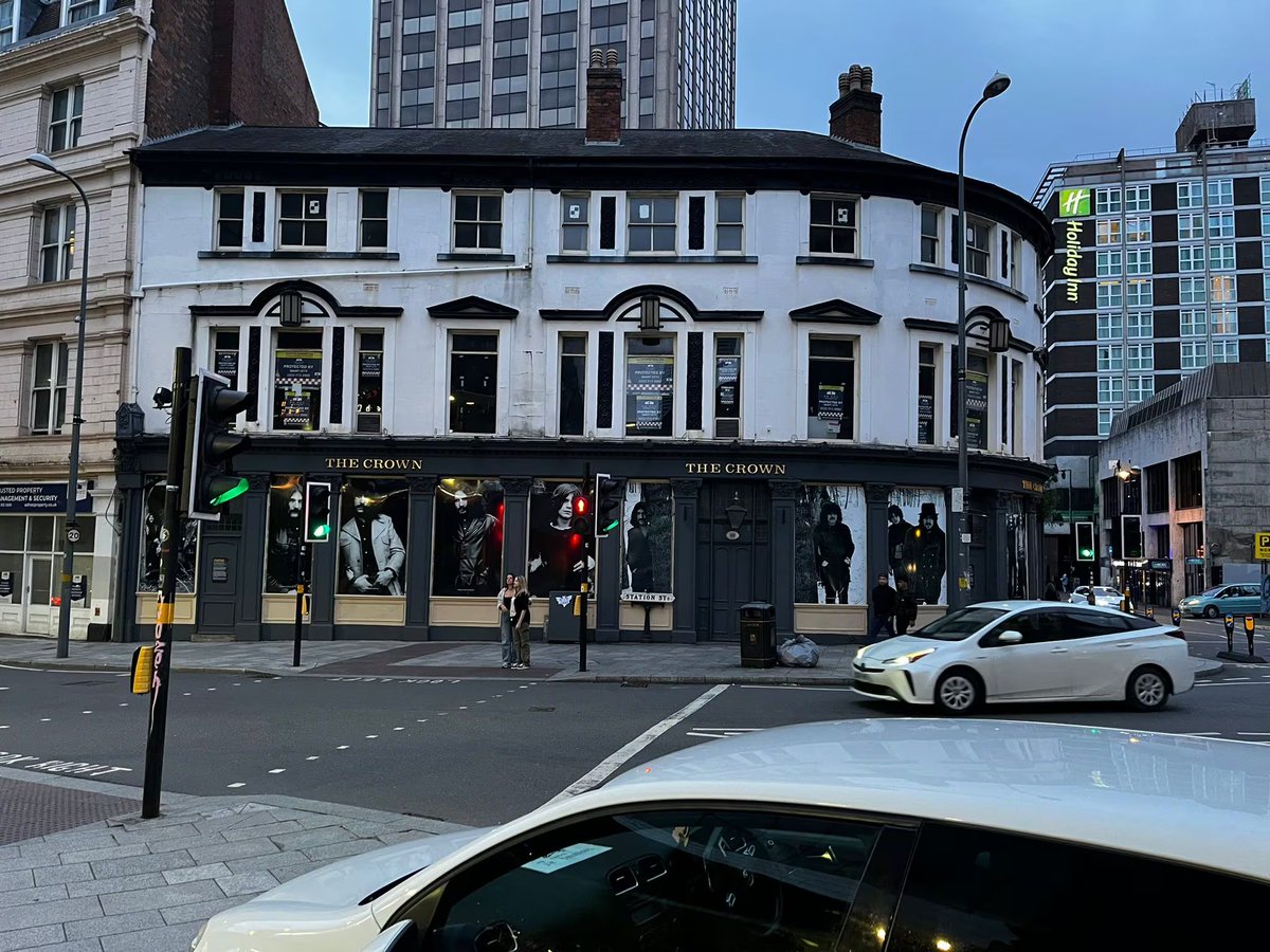 OldStationSt's tweet photo. Happy International Day of Birmingham Babs! Sorry we can't hang out at The Electric or The Crown. The two cultural hearts of Brum are closed and neglected by Manchester based developers. 

They're just jealous that we have @joelycett as our ambassador.

#BirminghamForever https://t.co/1gNSlTxSUy