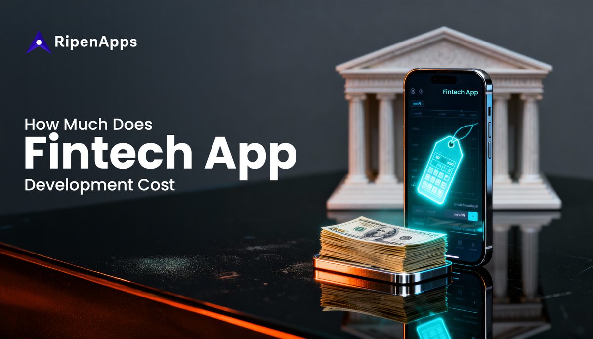 RipenAppsTech's tweet image. Fintech apps don’t fail on tech—they fail due to poor cost planning. From compliance to ROI, every choice shapes success.
Read our latest blog for the full breakdown.
bit.ly/4pCyfh3
#FintechAppDevelopment #FintechSolutions #AppDevelopmentCost
#FintechInnovation