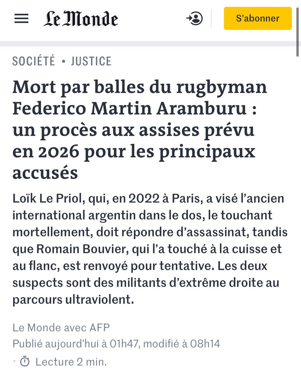 mbompard's tweet photo. L’extrême-droite tue.

Justice pour Federico Martin Aramburu. https://t.co/Fo17nknJga