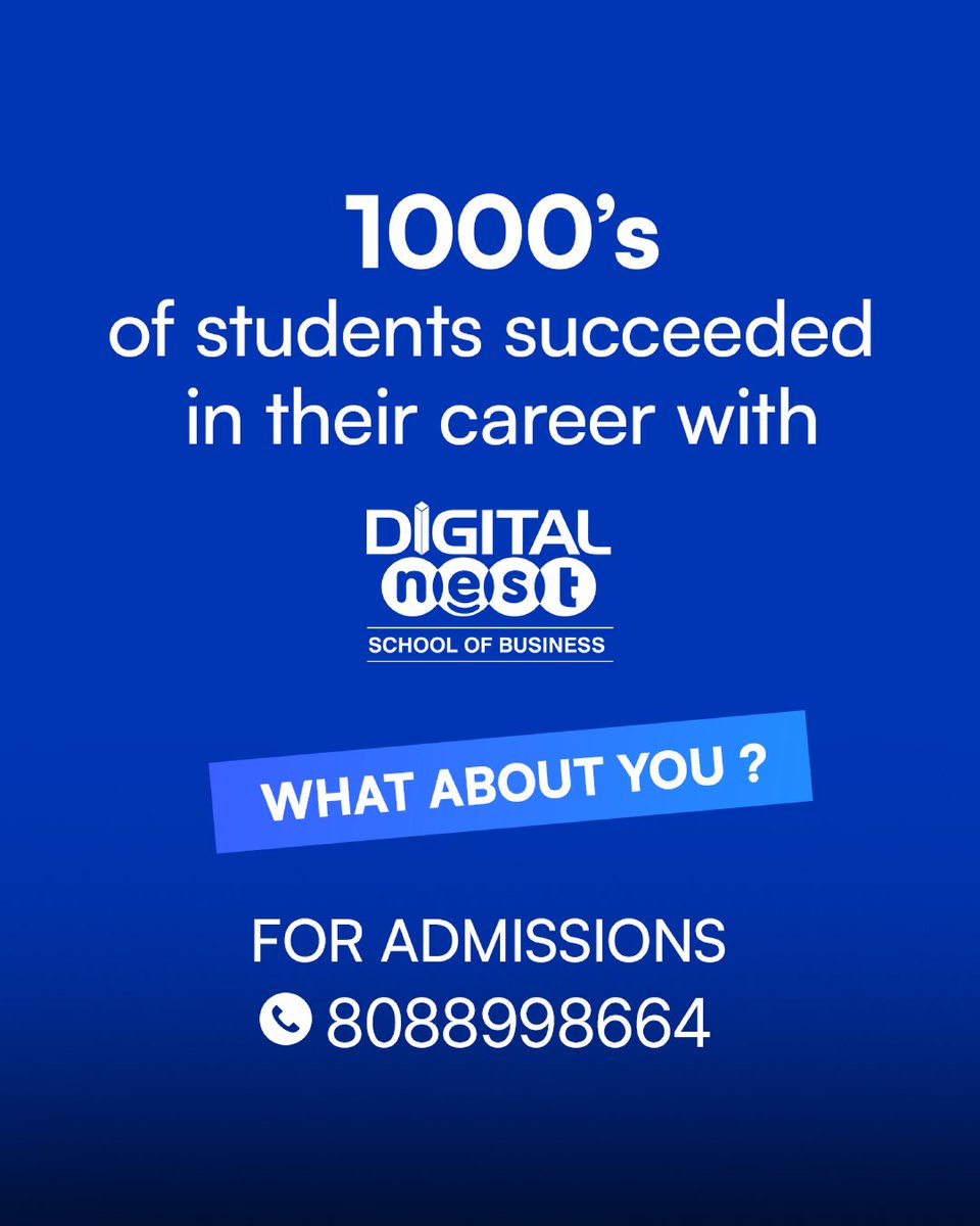 Digital Nest School of Business tweet media