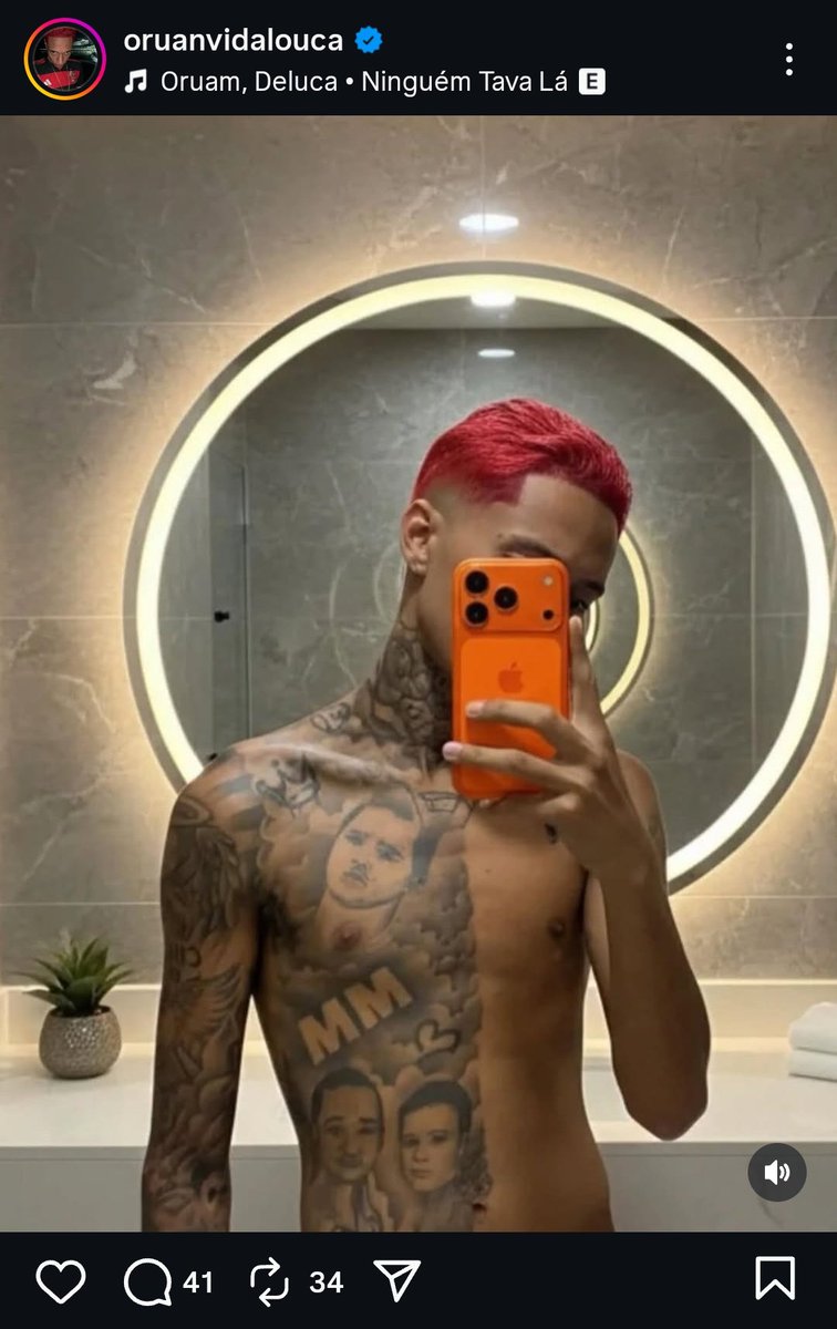 limaorevel's tweet image. ver o oruam com o iphone 17 antes do lançamento me deixou encucado