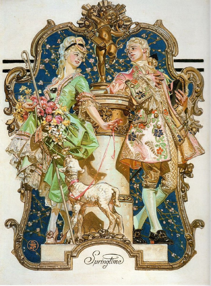 &lt;봄날의 꼬마 보핍&gt;, 조지프 크리스천 레이엔데커(Joseph Christian Leyendecker)