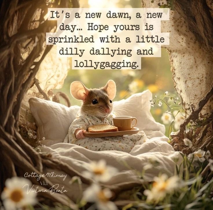 Morning all you lovely people… hope you get to enjoy a little dilly dallying today 😊