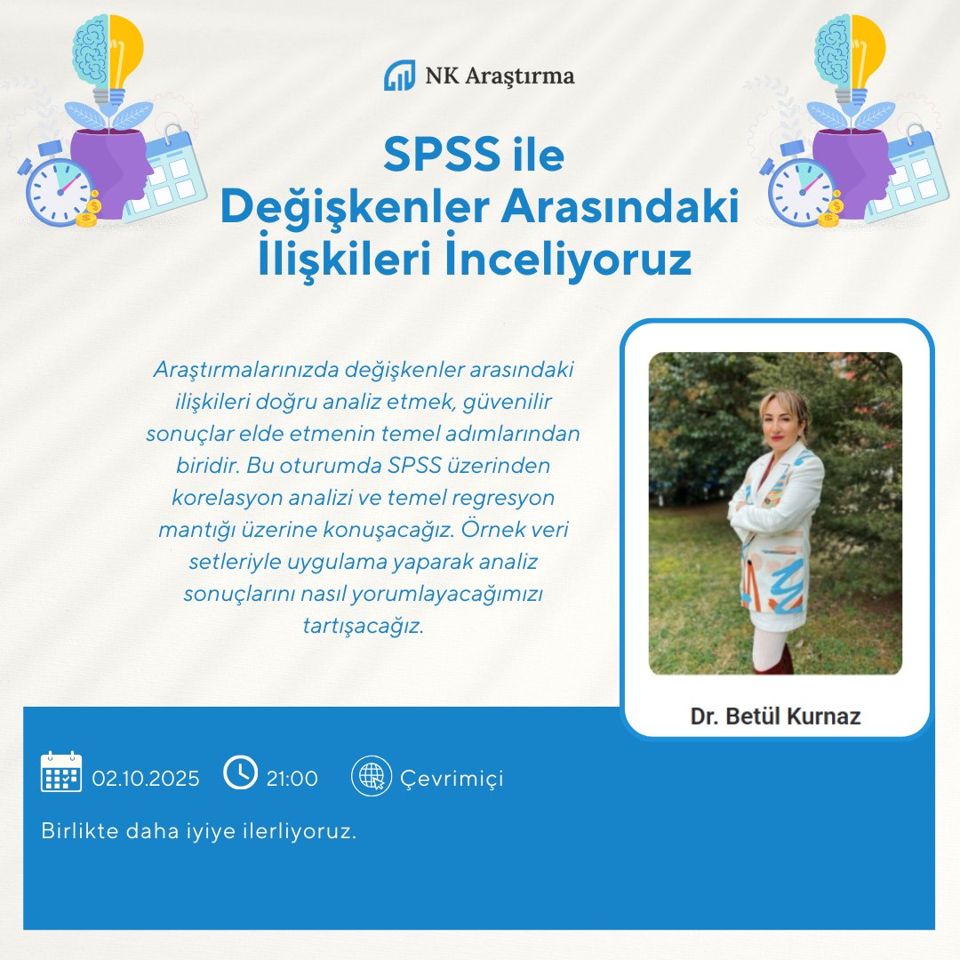 2 Ekim'de başlıyoruz. Bu ücretsiz etkinliği kaçırmayın. 
👉Arkadaşlarınızla paylaşın.

Kayıt için 👉nkanalitik.com/urun/nicel-ara…