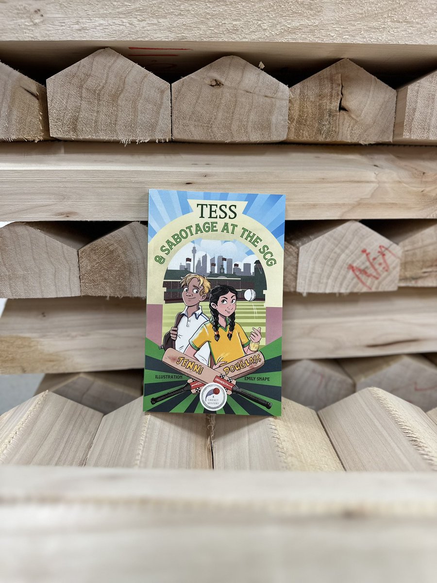 Tess &amp; Eddie had a day out to remember at the Gray-Nicolls bat factory and meeting their Master Bat Maker! A huge thank you to <a href="/graynics/">Gray-Nicolls</a> for their support of me and my books. It’s an honour to be associated with your iconic brand! 

🏏📕🕵🏼‍♀️

<a href="/MadeByGrayNics/">GrayNicolls Workshop</a> <a href="/scg/">Sydney Cricket Ground</a>