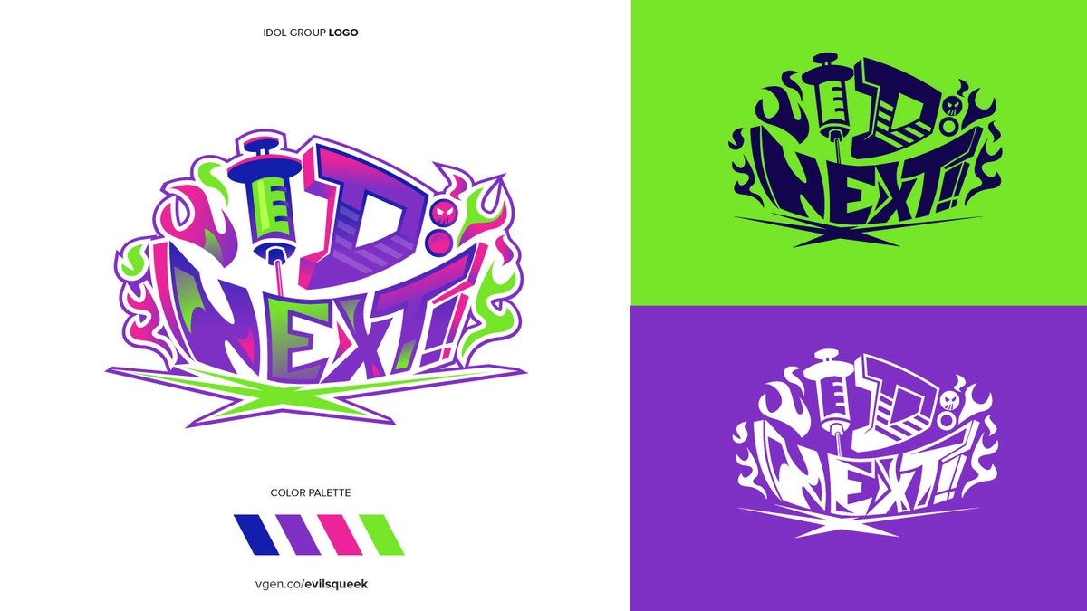 Had the pleasure of designing the logo for a male idol duo group called ID:Next! I’m available for new commissions! If you need unique designs to elevate your brand, let’s chat and make something awesome together. Feel free to DM me! 😊 #LogoDesign #VGenComm #GraphicDesign