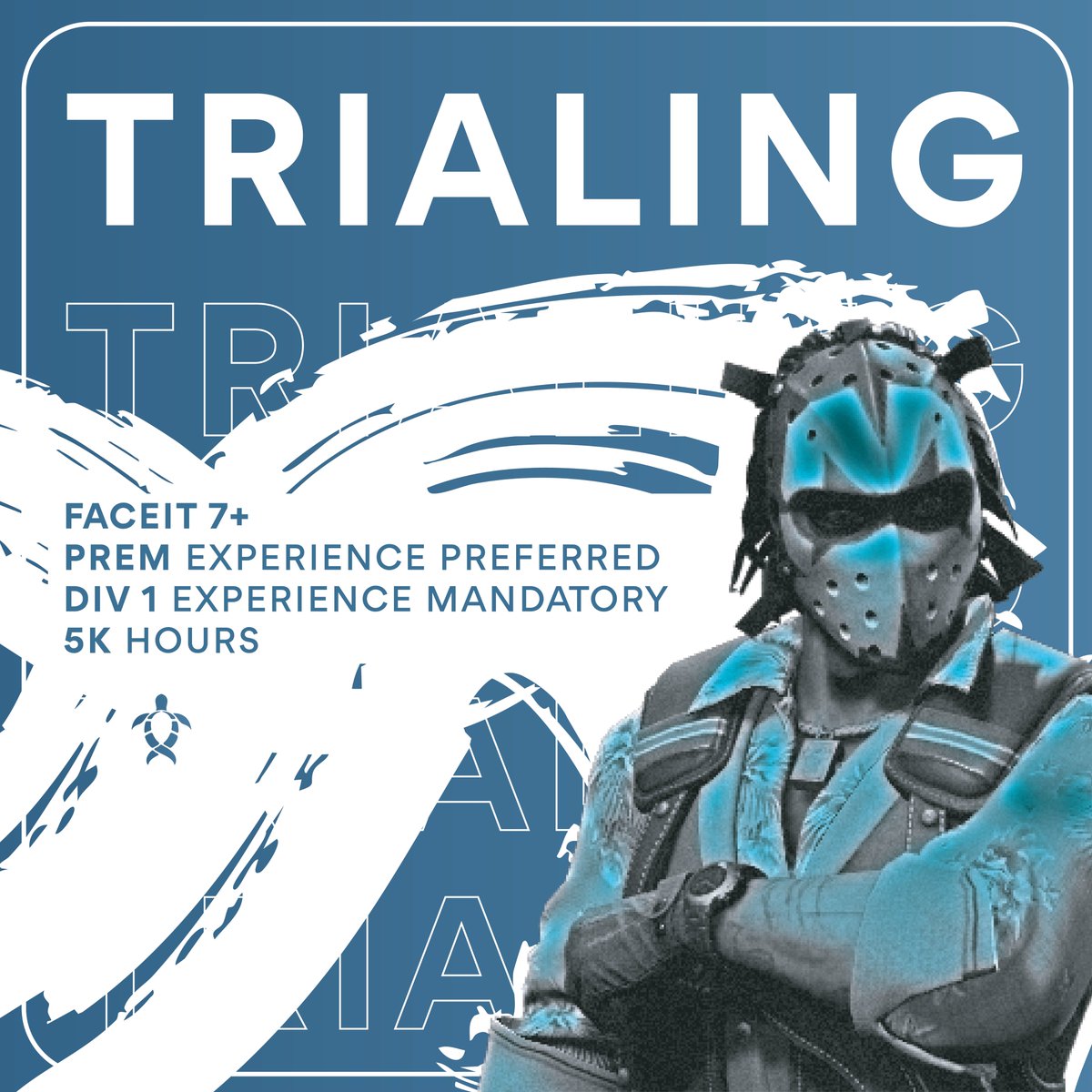 🔎 CS2 trials are OPEN!

✅ FACEIT 7+
✅ 5k+ hours
✅ Div 1 exp (required)
⭐ Prem exp preferred

Think you’ve got what it takes?
👉 DM on Discord: kaosu_za

#CS2 #CS2Esports #TerraEsports #CSGO
