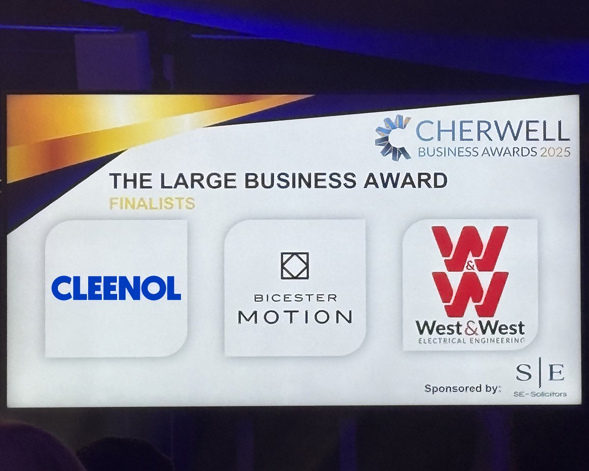 On Friday, we were delighted to attend the Cherwell Business Awards as finalists in two incredible categories: Large Business Award and Business Person of the Year. It was a privilege to spend the evening alongside so many inspiring businesses across Cherwell. #awards #cherwell