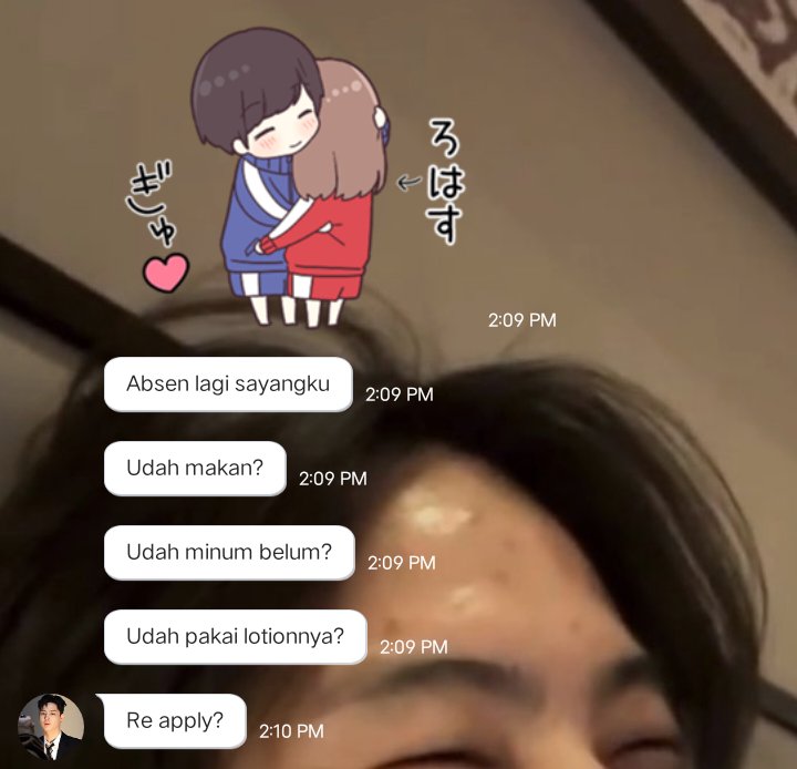 tinyette's tweet image. Hari-hari absen ☝️