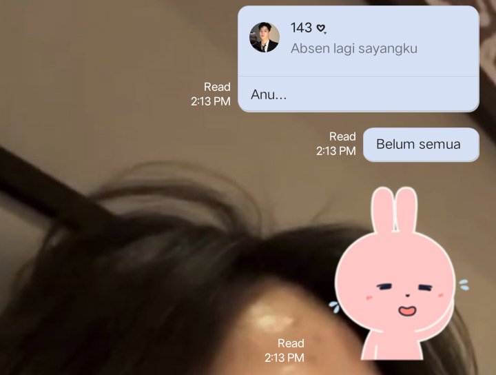 tinyette's tweet image. Hari-hari absen ☝️