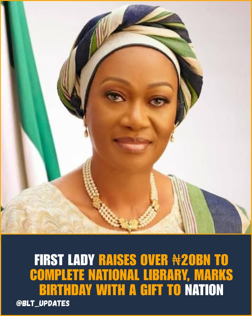 blt_updates's tweet image. SHOULD FIRST LADIES TAKE UP NATION-BUILDING PROJECTS LIKE THIS?
📚 FOLLOW @BLT_UPDATES FOR MORE STORIES ON EDUCATION, INFLUENCE &amp;amp; CHANGE!

#BLTUPDATES #FirstLady #NationalLibrary #Education #Nigeria #LegacyProject #BetterNigeria