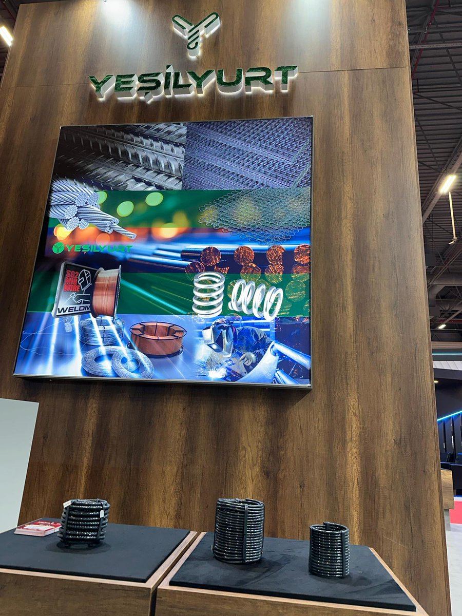yesilyurtgroup's tweet photo. MetalExpo Fuarı başladı!
Demir çelik sektörünü bir araya getiren bu önemli organizasyonda yerimizi aldık. 27 Eylül’e kadar sürecek fuarda çevre dostu ürün ve çözümlerimizi yakından incelemek için sizleri 2C-9 / 2D-8 numaralı standımıza bekliyoruz.

#yesilyurt #metalexpo2025 https://t.co/rxnQaGIvm9