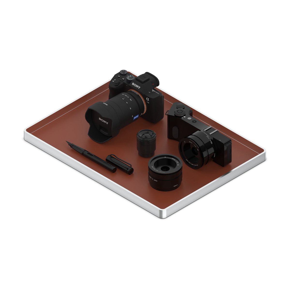 BionicLabsOrg's tweet image. One form. Two finishes. Three leathers. The Tray 19 inch adapts to every space from work to home, minimal to warm. Designed to belong anywhere.