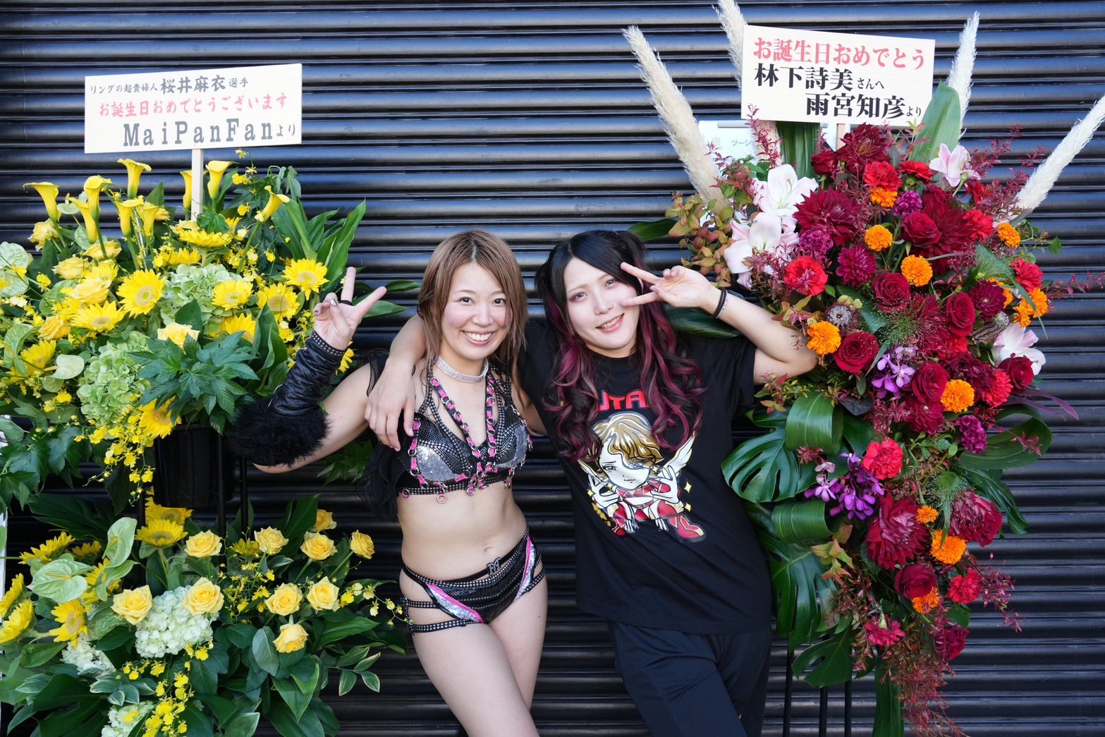 女子プロレス　マリーゴールド　盛岡　Sシート　特典　林下詩美　Tシャツ MARIGOLD | 本人待望！林下詩美 書き下ろしデザインTシャツ