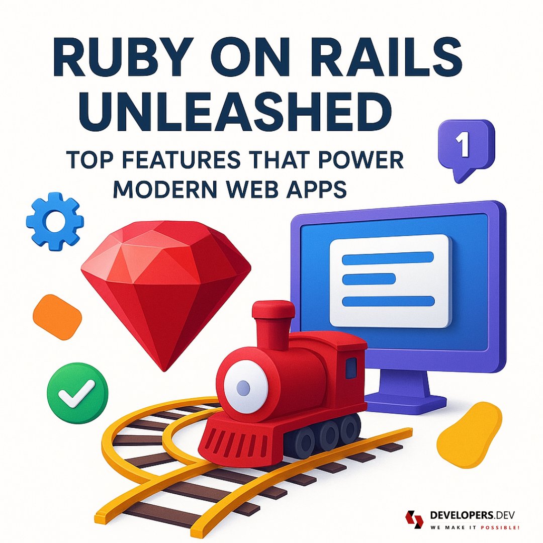 topdeveloperdev's tweet image. 🔄 Problem: Building web apps from scratch can be slow and error-prone.
✅ Solution: Rails’ conventions, scaffolding, and built-in tools accelerate development while enforcing best practices.
🚀 Learn which features make modern apps faster to build.
developers.dev/tech-talk/top-…