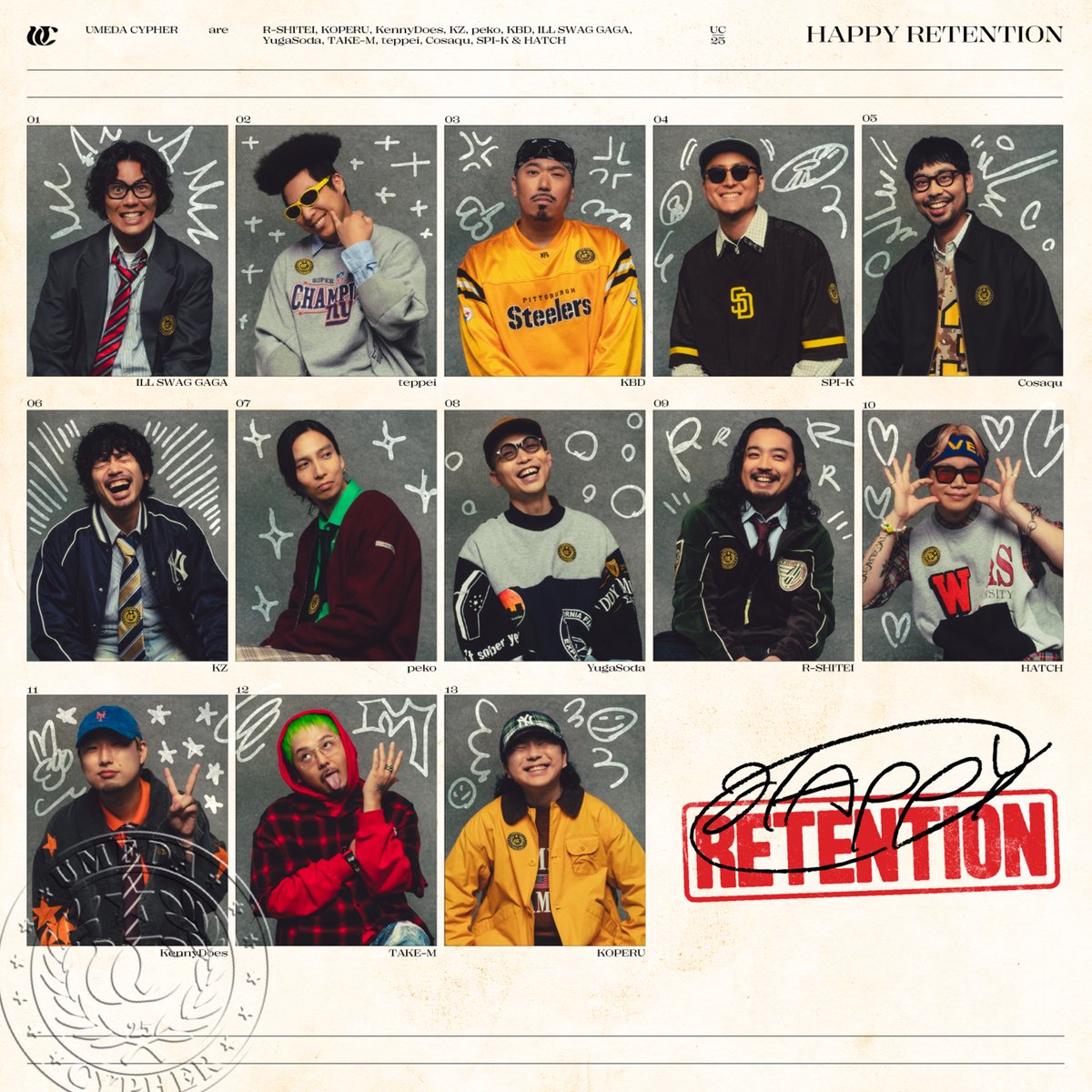 R-指定 梅田サイファー ＼ 2025.09.24 Release !! New Album 「HAPPY