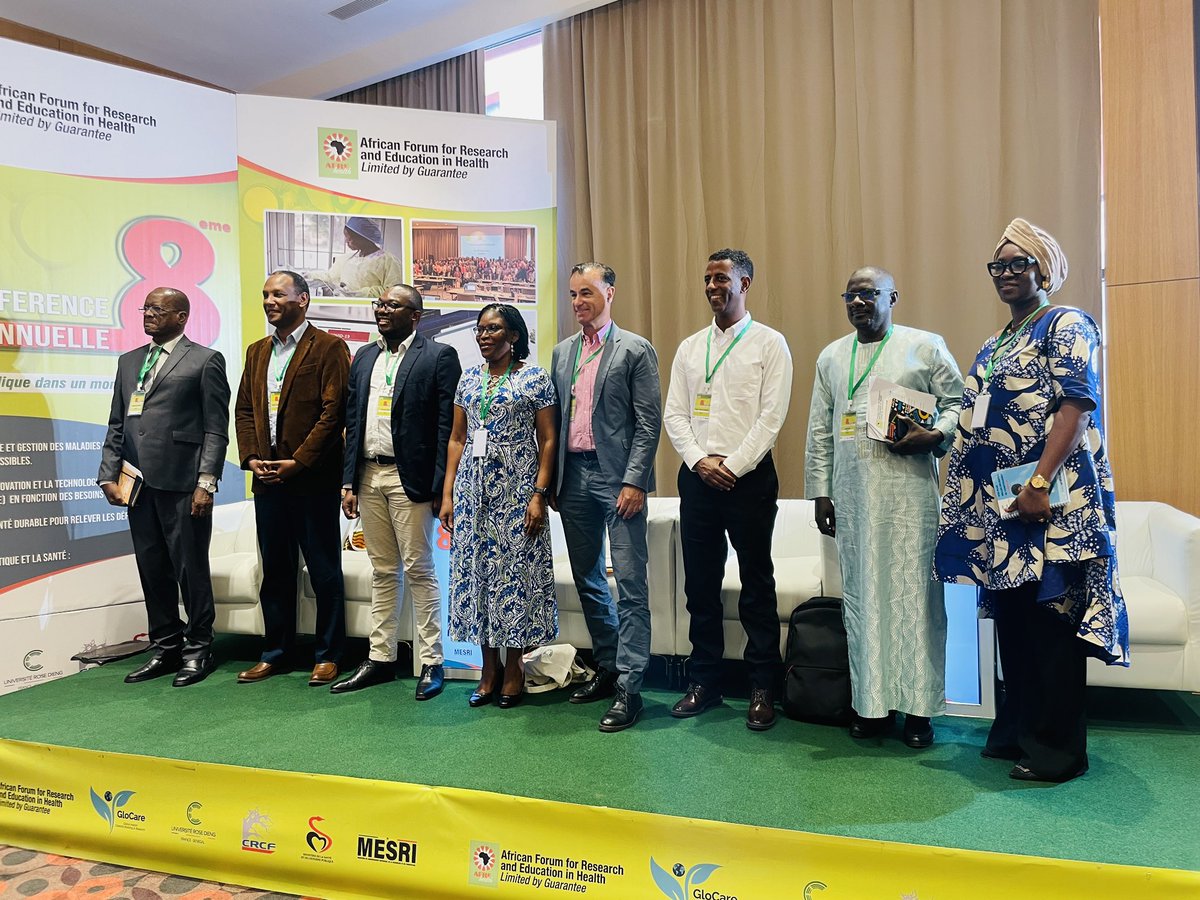 afrehealthorg's tweet image. Day 2 kicks off with Plenary 5 — Panel Discussion
Subtheme 3: Building a Sustainable Health Workforce to Address Africa’s #Priority #Health #Challenges 💡

Chairs: Elsie Kiguli-Malwadde &amp;amp; Cheikh Sadibou Boye
Rapporteur: Nafissatou Leye (IRESSEF)

With Africa facing a projected