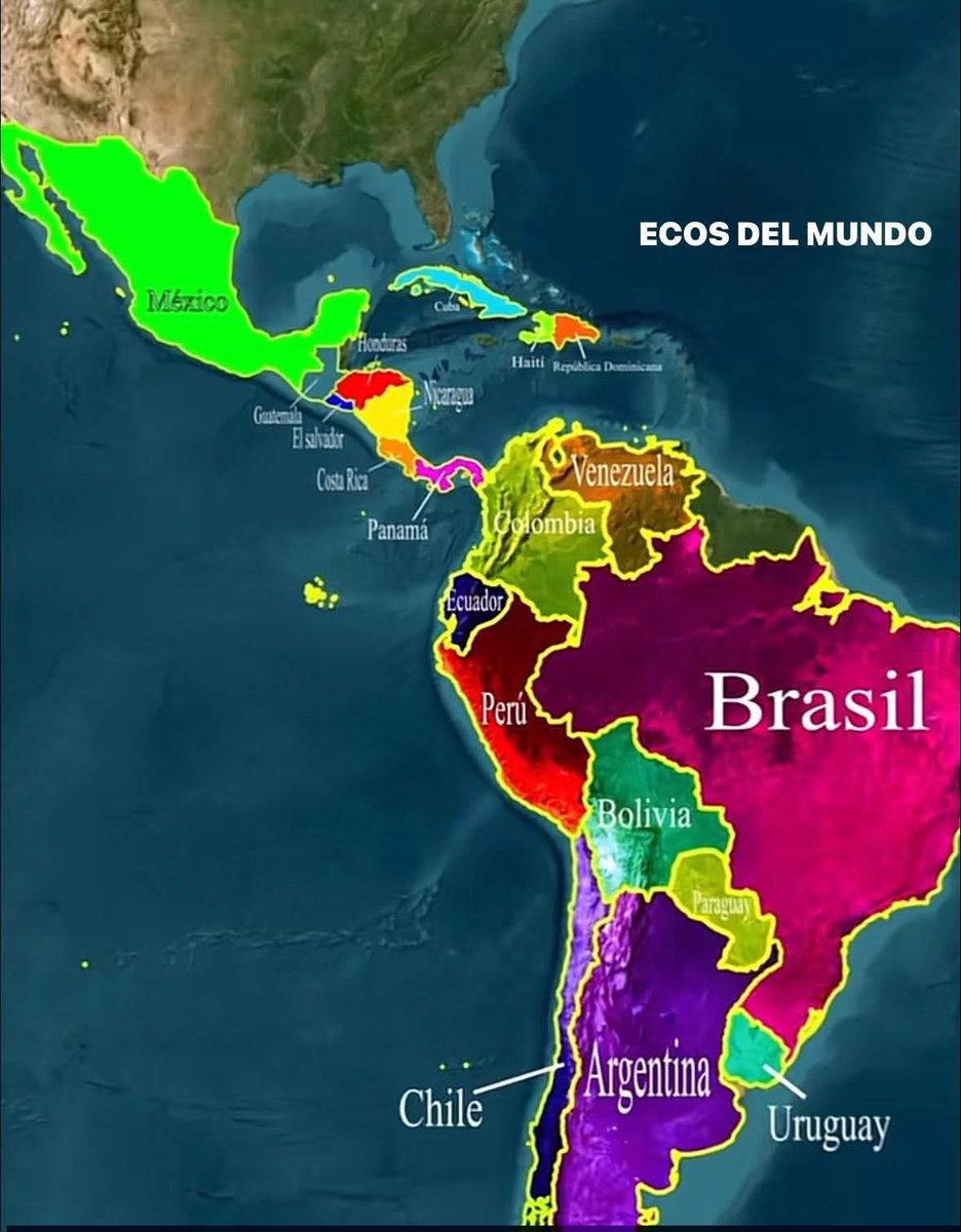 Sabías que los nombres de los países de América Latina provienen de diferentes raíces históricas, culturales y geográficas, muchos ligados a lenguas indígenas, al latín o a personajes históricos de la época colonial. Aquí tienes su origen:
 • 🇦🇷 Argentina: del latín argentum
