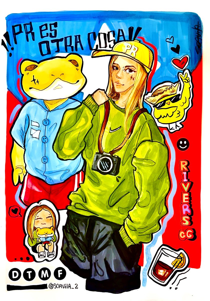 Nuevo dibujo 🔥🇵🇷 <a href="/samyriveratv/">rivers</a> ame el blog de PR, espero y te guste este dibujito 🤏🏻, tqm enano😮‍💨.
.
.
.
.
.
.
.
.
.
.
Hola pollitooos , aquí estoy , al fin con mis plumones, amaría poder sacarle mejores fotos a mis dibujos 😭😔, pero bueno, hago lo que puedo, espero y les