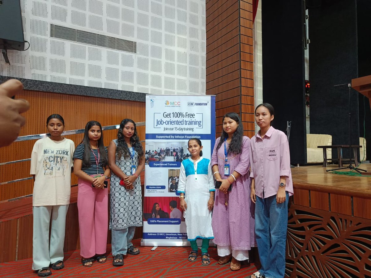 cii_mcc's tweet image. ✨Opportunities Beyond Borders! ✨
Up Bright CII MCC Meghalaya successfully conducted a job drive at Garo Hills where talented students got shortlisted for a leading manufacturing unit in Tamil Nadu. 🚀
#CII #MCC #ModelCareerCentre #JobDrive #GaroHills #CareerOpportunities