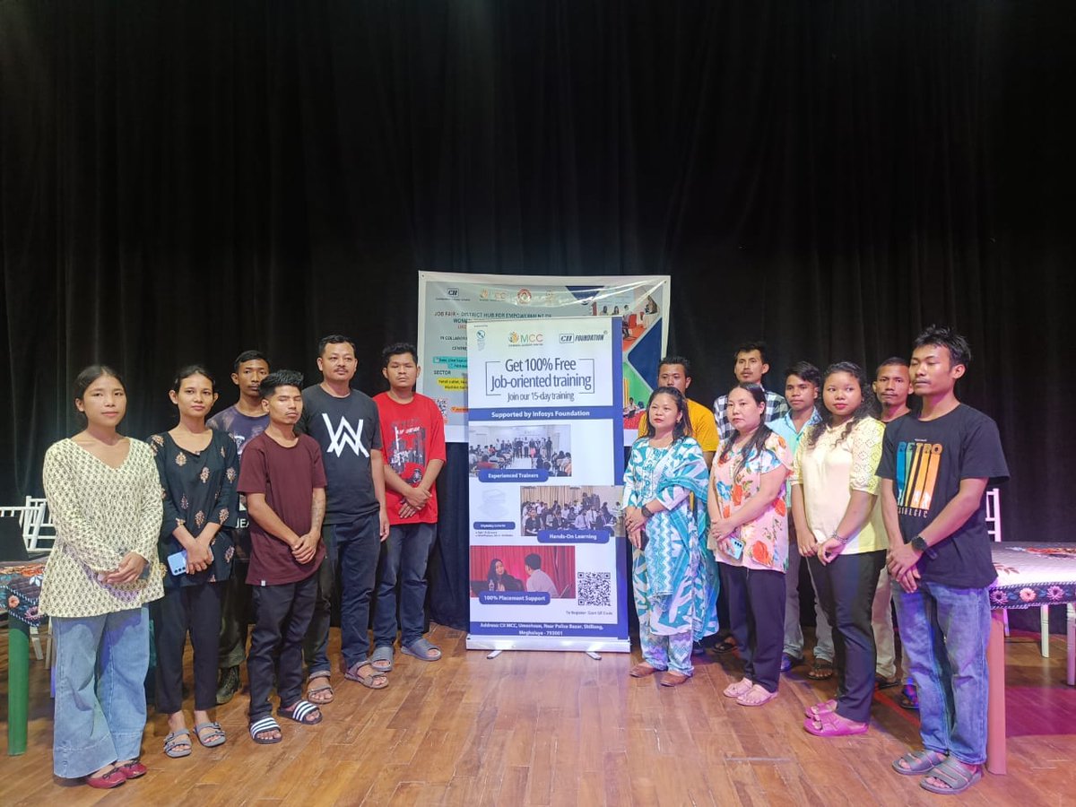 cii_mcc's tweet image. ✨Opportunities Beyond Borders! ✨
Up Bright CII MCC Meghalaya successfully conducted a job drive at Garo Hills where talented students got shortlisted for a leading manufacturing unit in Tamil Nadu. 🚀
#CII #MCC #ModelCareerCentre #JobDrive #GaroHills #CareerOpportunities