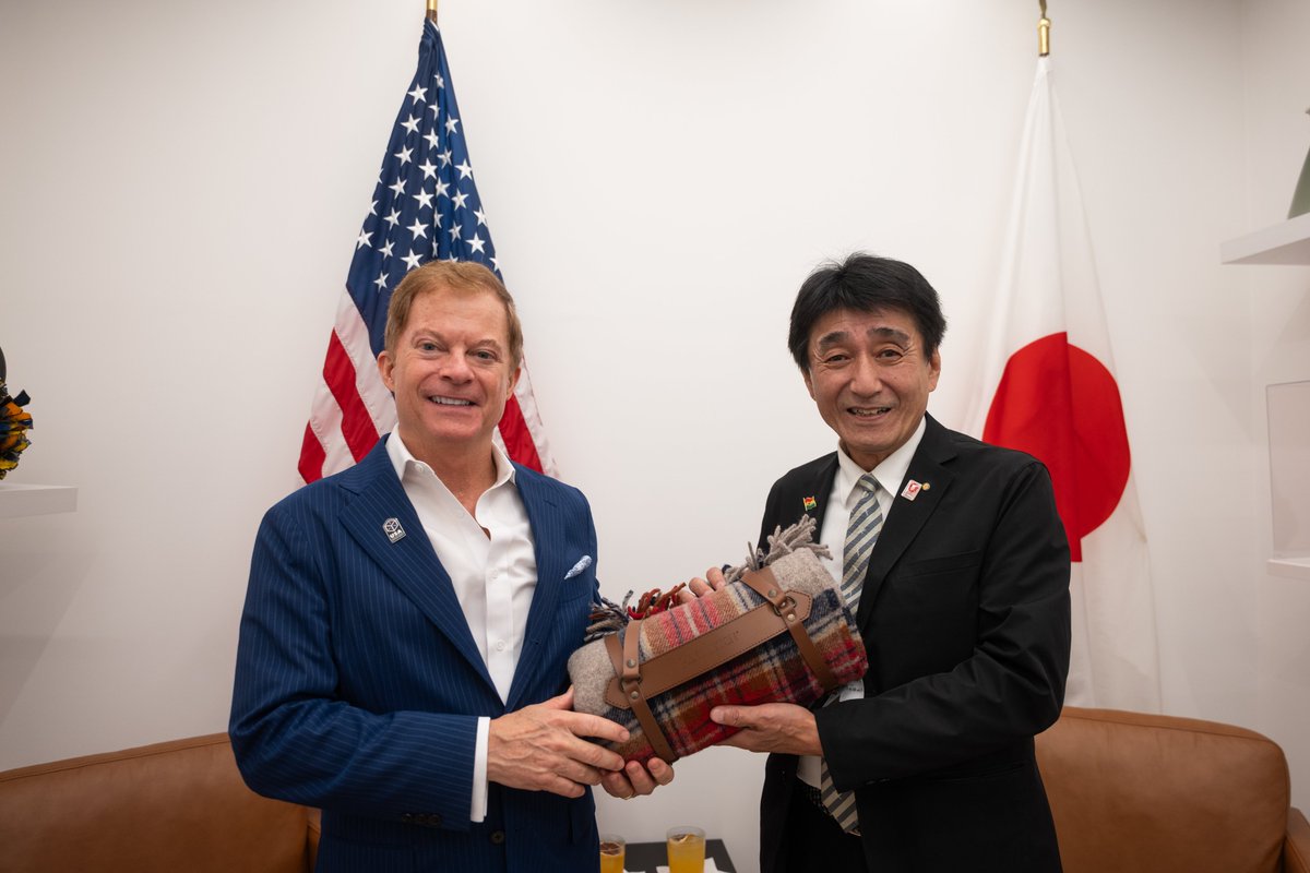 Last week, I had the honor of hosting the Vice Mayor of Osaka City Tadakuni Nishiyama at the <a href="/USA_Pavilion/">USA Pavilion</a>. Thank you to our gracious hosts in Osaka for supporting the U.S. presence at #Expo2025 that allows us to showcase the innovation that makes America exceptional.