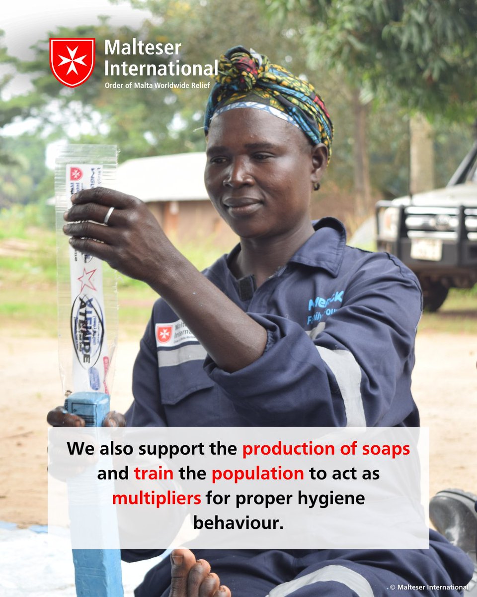 Access to clean water, sanitation, and hygiene isn’t just a basic need—it’s a human right. 💧
From building latrines and public sanitation facilities to training over 15,000 hygiene multipliers—our WASH projects are changing lives. #MalteserInternational