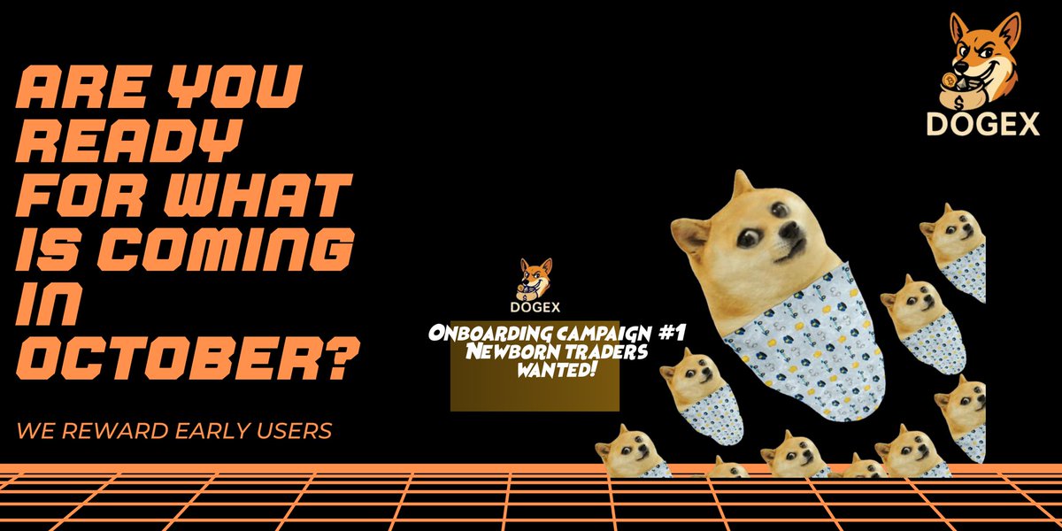 DogexPerps's tweet photo. october is almost here… and dogex isn’t slowing down.

at dogex, we value our testers and users, that’s why october will be a month of rewards.

onboarding campaign #1 is about to be round up and our early users are about to be rewarded!.

are you ready? https://t.co/3HwkE7Ufz9