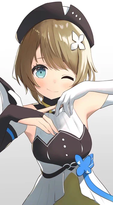 初めて描いたこまるんとポーズが似てて懐かしくなったわ