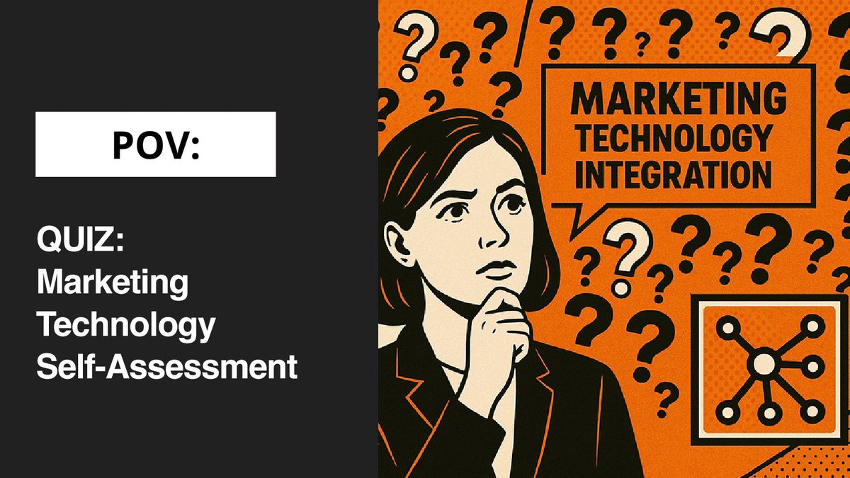 TrinityP3's tweet image. At TP3 we are bringing back the quiz. Remember the Cosmo, Cleo and Dolly Magazine Quiz of old? This week, we look at marketing technology integration.  Amid an explosion of marketing technology solutions the quiz helps you self assess your martech needs.
ap1.hubs.ly/y0gg-B0