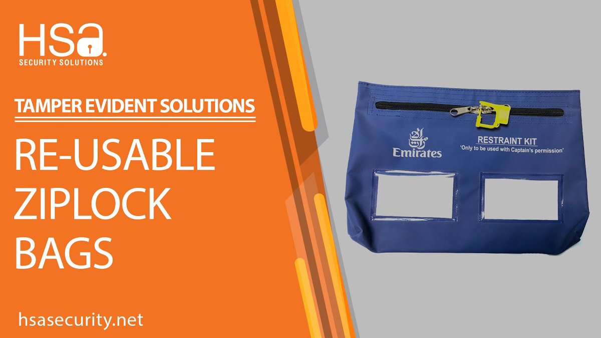 hsasecurity's tweet image. HSA Ziplock Tamper Evident Bags | Security Bags | Customizable Bags | HSA Security Solutions 
#SecurityBags #TamperEvident #CustomizableBags #CashBags

📢Connect with us:
YouTube: zurl.co/VSUh2
Website: zurl.co/h9DSj

💬Questions?
Feel free to drop them below!