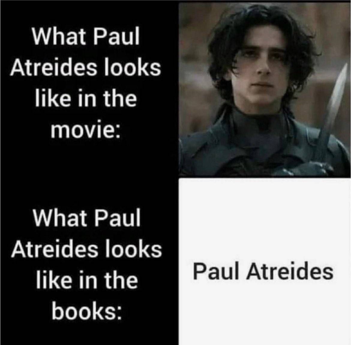faux_jazzy's tweet image. Not wrong. Not wrong at all. #memes #dune #paulatreides #book #film
