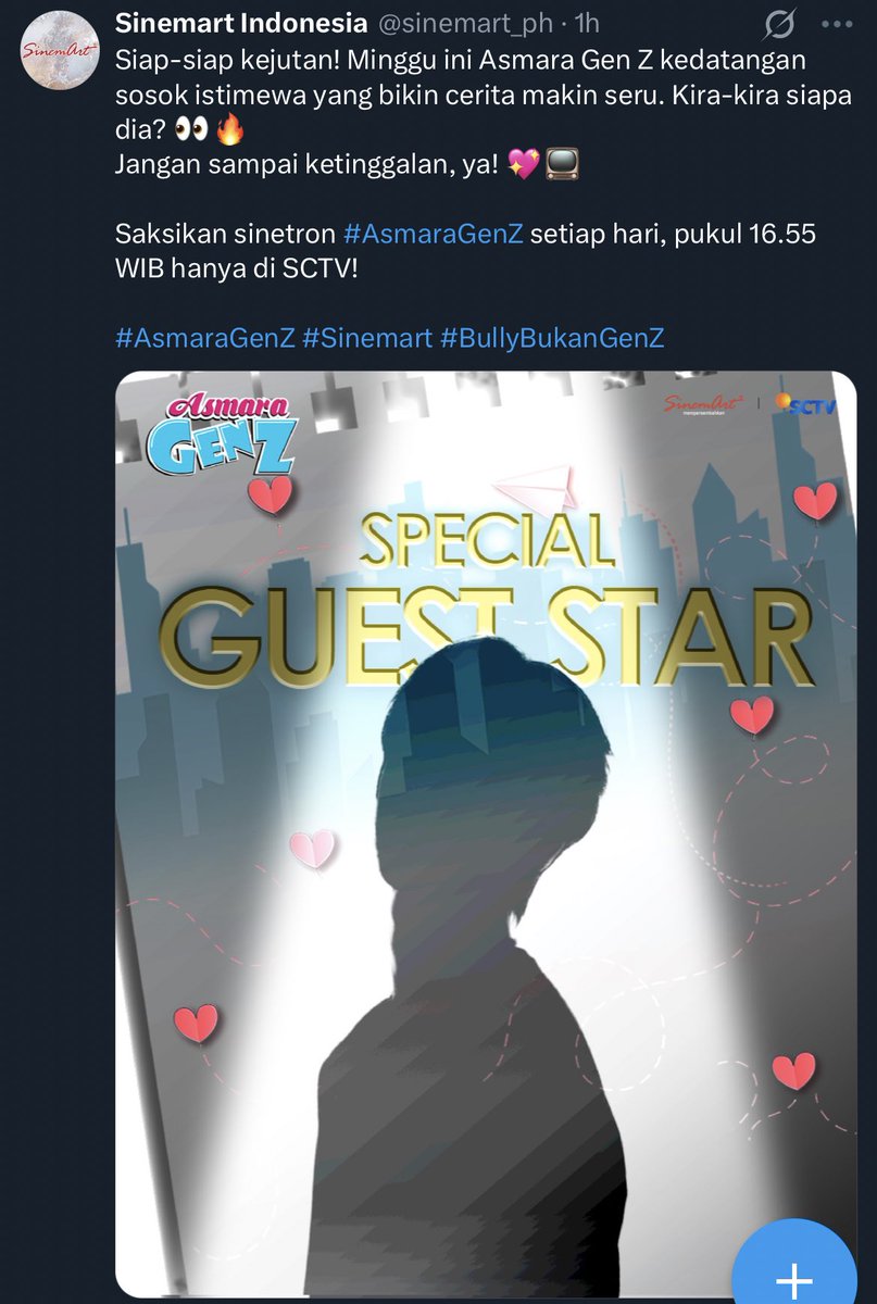 this is so unexpected… wdym Seunghan is gonna be the special guest in an Indonesian Drama/Sinetron Called ‘Asmara Gen Z’ ?! 😭