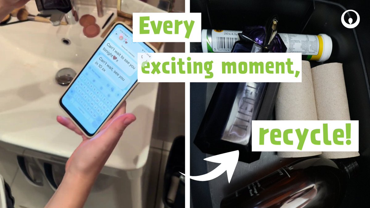 VeoliaUK's tweet image. Getting ready for a first date? Don’t forget to recycle any finished perfume bottles or cosmetic containers. 

No matter the occasion, there are always items that can be recycled!

Make every week #RecycleWeek

Check what you can recycle at home on your local council&apos;s website!