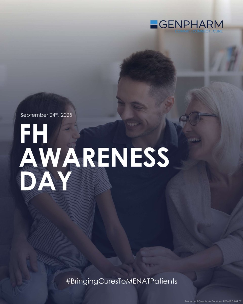 genpharmmena's tweet image. Familial Hypercholesterolemia is more common than you think. Undiagnosed FH puts lives at risk.
Today, we spread awareness and support early detection
#FHAwareness #CommitConnectCure #Genpharm