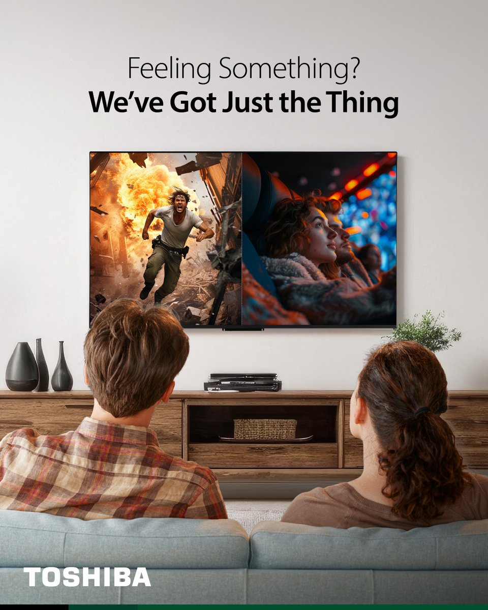 Romantic comedy? Action-packed thriller? Peaceful nature doc? Toshiba TV has something for every vibe and every viewer.

#ToshibaTV #ToshibaTVEurope