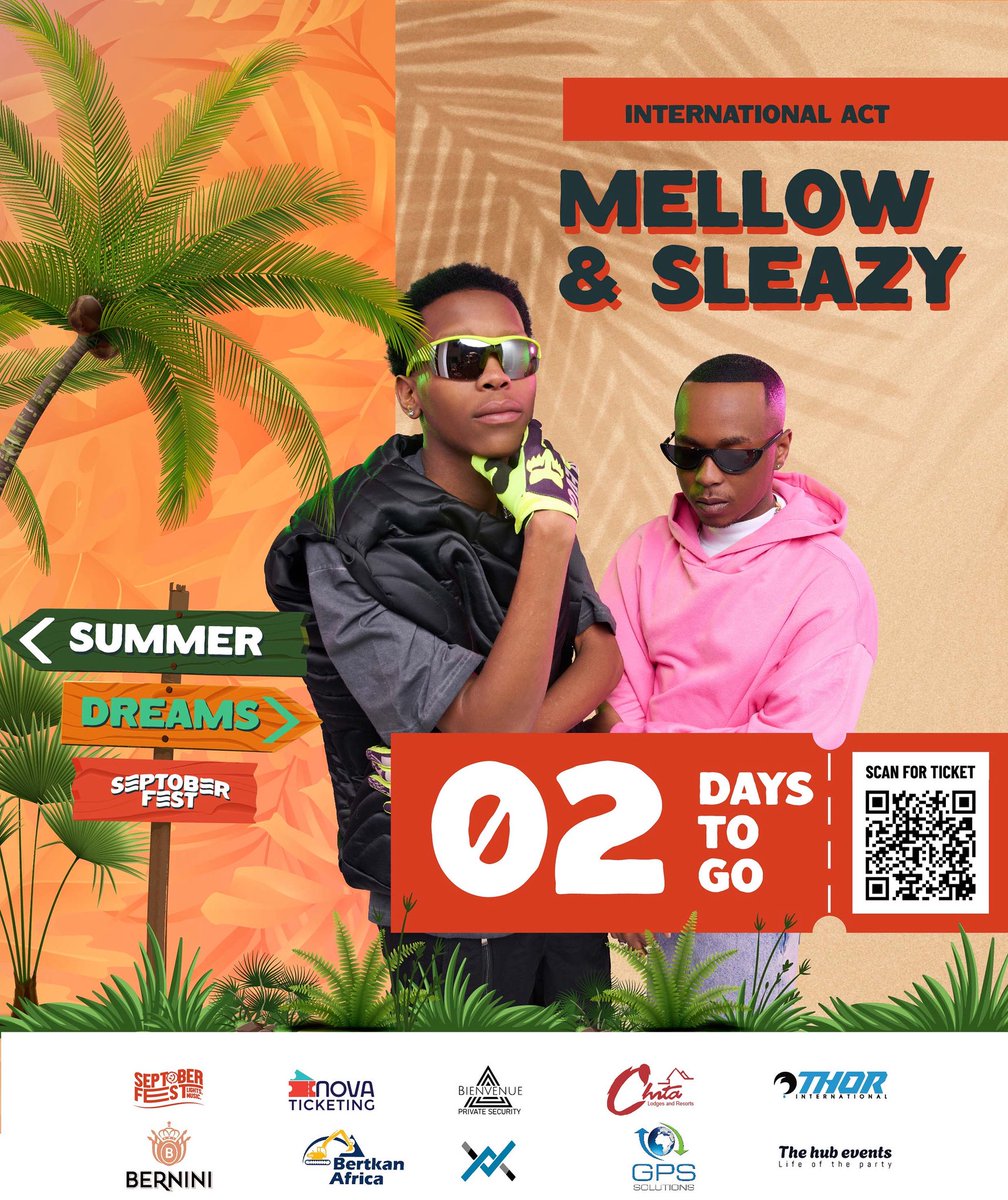 septoberfest's tweet photo. 2 DAYS AWAY! 😱🔥

@septoberfest_ – Summer Dreams is not a vibe, it’s an experience. 🌴💫

Get your tickets NOW and let’s make this weekend unforgettable.

🎟️ Last call for pre-sales: K200
📍 Chita Gardens | 📅 Sept 27

#SeptoberfestReturns #SummerDreams2025 https://t.co/KZPp2uGJBw