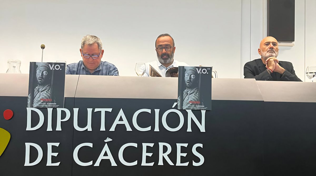 Anoche presentamos en <a href="/DiputacionCC/">DiputacionCC</a> el nº350 de la Revista Versión Original: 'Prisiones en el cine'
✊ #UGTExtremadura apoya la conversión de la antigua prisión en un Centro Cívico Memorial sobre #memoriademocrática, DDHH y paz
👉 Instamos al Gobierno central a dar una respuesta