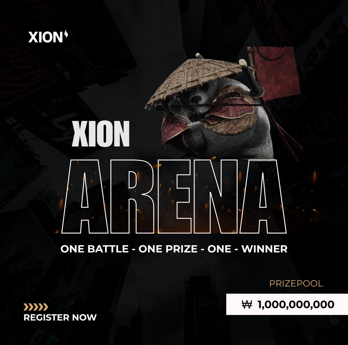 Hola! 
Just when you thought Web3 gaming couldn’t get any wilder… 
 
The <a href="/burnt_xion/">XION</a> Arena Tournament has officially launched at Korea Blockchain Week!

Built on <a href="/GodsLegacy_Game/">Gods Legacy (XION Arena Live)</a> , a gorgeous Unreal Engine beat-’em-up, this multi-stage tournament comes with a massive ₩1 Billion