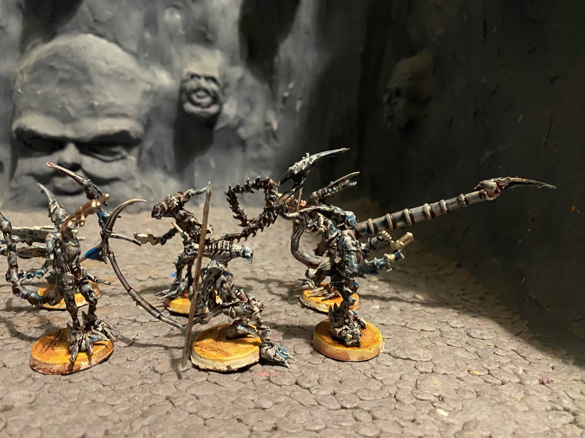 Daleksares32192's tweet photo. Pseudomorphs scratch builds inspired by Xenomorphs
#fantasydiorama #elegoo #villanyink #warzonemutantchronicles #weirdpunk #grimbright #xenosrampant #theweald #grimdarkcompendium #somethingsarebestleftforgotten #iwanttoknow #hotinthehive #dirtydownrust #folkhammer #forbiddenpsalm https://t.co/TylQdBf5cQ