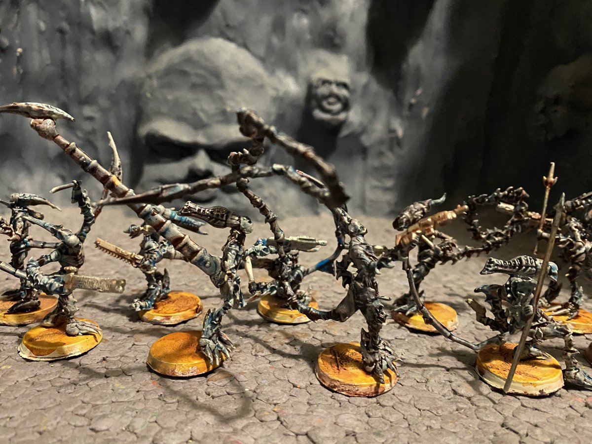 Daleksares32192's tweet photo. Pseudomorphs scratch builds inspired by Xenomorphs
#fantasydiorama #elegoo #villanyink #warzonemutantchronicles #weirdpunk #grimbright #xenosrampant #theweald #grimdarkcompendium #somethingsarebestleftforgotten #iwanttoknow #hotinthehive #dirtydownrust #folkhammer #forbiddenpsalm https://t.co/TylQdBf5cQ