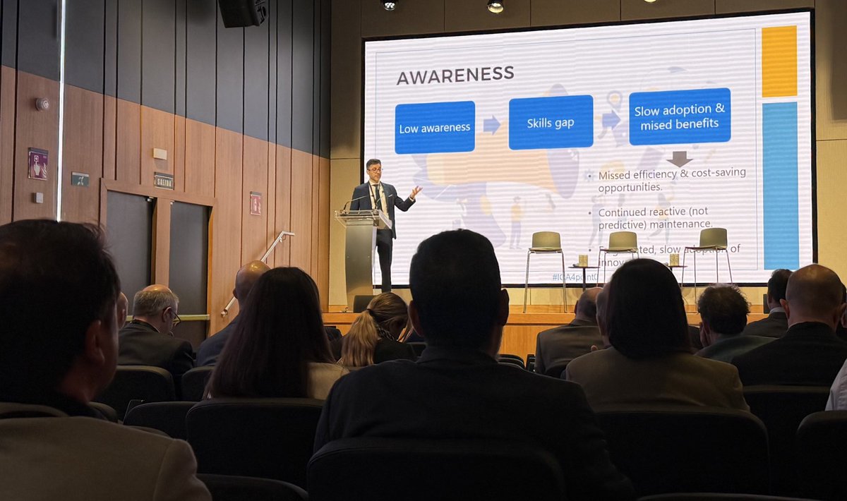 🚧 El futuro del asfalto pasa por la digitalización: #Asphalt4punto0 impulsa eficiencia y calidad, pero requiere superar desafíos clave como inversión, habilidades, interconexión y seguridad de datos

La clave está en la colaboración 

🎙️ <a href="/B_GomezMeijide/">Breixo Gómez Meijide</a>/<a href="/eapa_org/">EAPA</a> en #ICA4point0