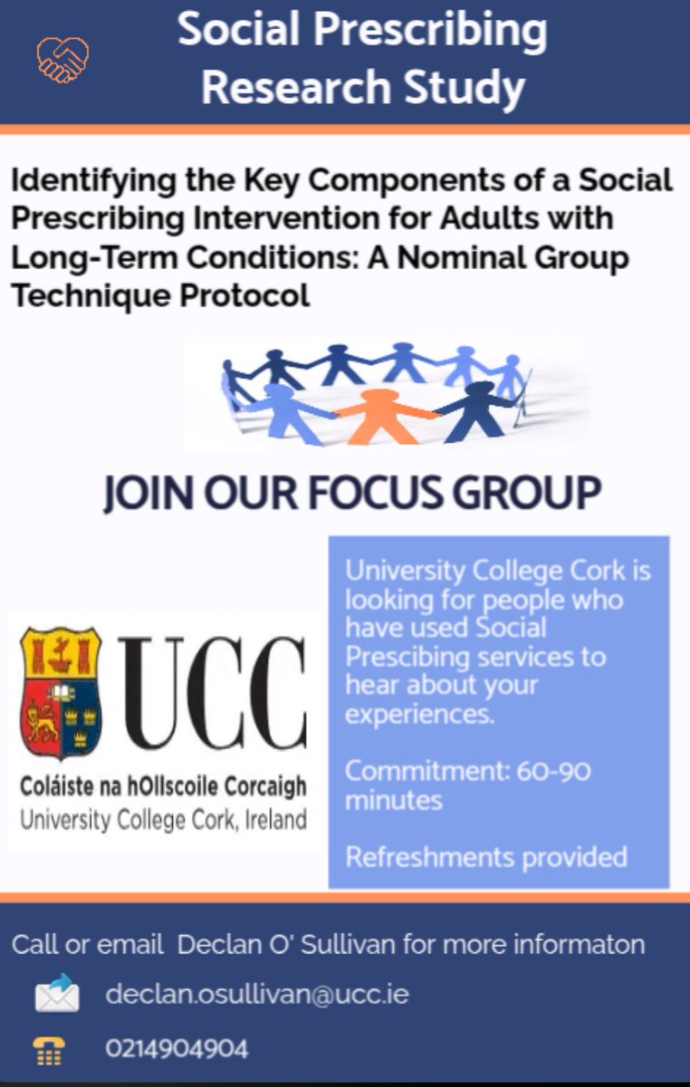 DeclanosUCC's tweet photo. UCC Research #Social-prescribing https://t.co/CqBgqb4nEw