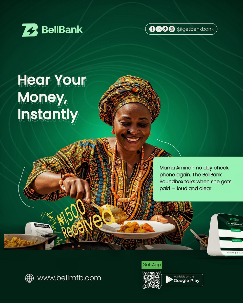 Hear your money instantly!

No need to keep checking your phone, with the Bellbank soundbox; every alert comes loud and clear.

Stay stress-free, stay updated, stay in control.

#BellBank #Instantalerts #Soundbox #Cashflowmadeeasy