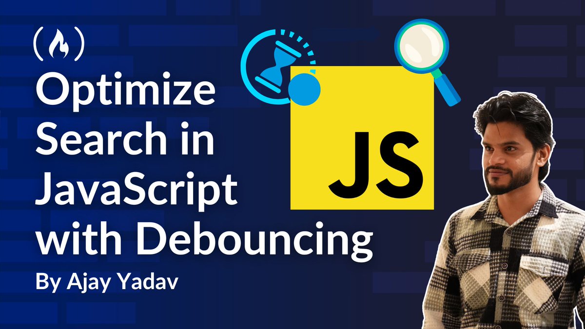 Search inputs firing too fast can kill performance.

Debouncing delays events so you only act when users pause.

Here, <a href="/ATechAjay/">Ajay Yadav</a> shows how to build debounce functions in JS and choose timing wisely.

freecodecamp.org/news/optimize-…