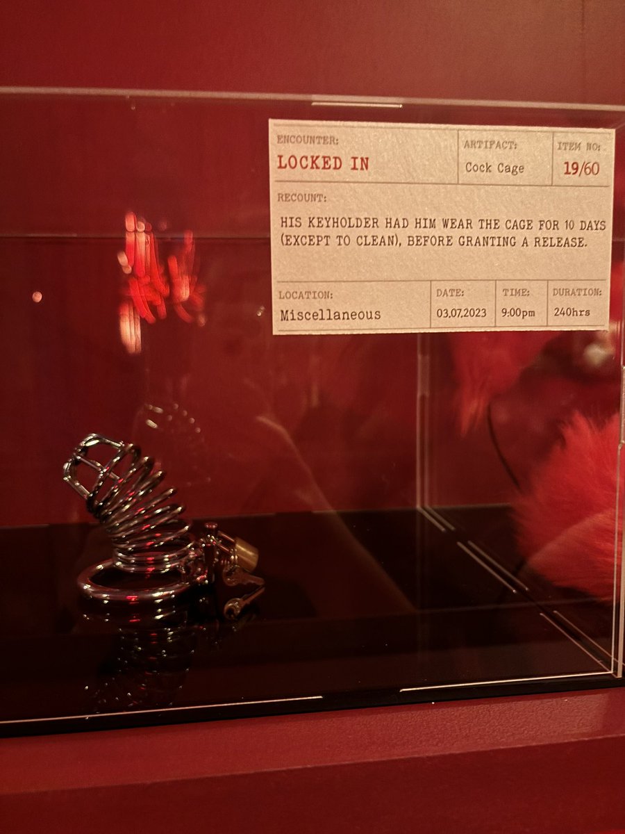 Key holding isn’t simply about control 

It’s about devotion 

It’s about discipline 

It’s about respect

Knowing you are where you belong, and who owns you

Locktober soon approaches, does your devotion? 

Can you make it the whole month?

#locktober