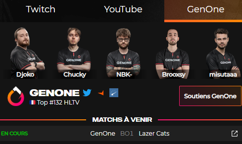 KRL_STREAM's tweet image. Première sortie pour le nouveau roster 🇫🇷 @GenOneEsports à la DraculaN en Roumanie 🇷🇴

BO1 vs 🇺🇦 Lazer Cats, puis un autre BO1 en cas de victoire, ou un BO3 en cas de défaite.

LIVE 🔴 KRL_STREAM