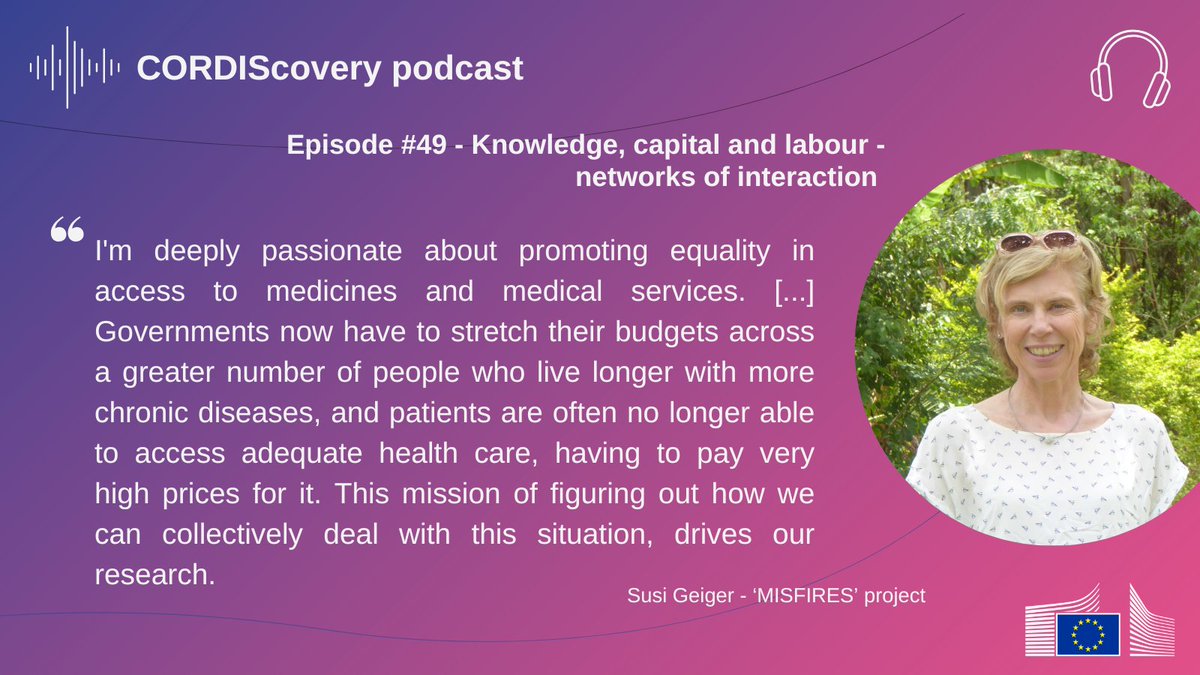 CORDIS_EU's tweet image. Is healthcare fair and equitable - if not, why? And how can that be improved?

The #CORDIScovery podcast investigates how #EUfunded research by @MISFIRES_ERC aims to make healthcare more inclusive and accessible. Tune in to find out!
europa.eu/!4pGxkn

@ERC_Research