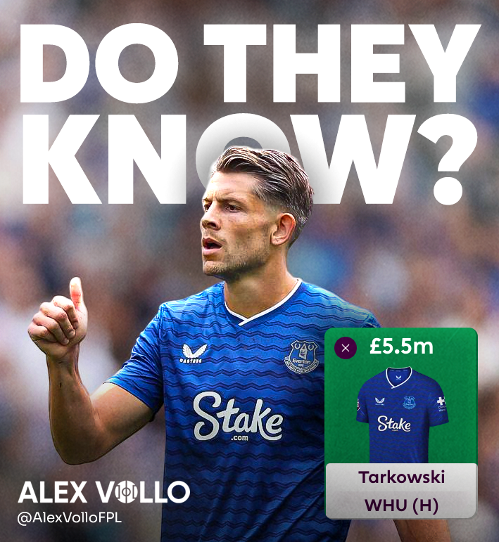 Everyone's on about Tarkowski vs West Ham this week because they've conceded from corners in every single GW so far.

But here's the catch: Everton's corner routine is basically identical to the one West Ham keep collapsing against, near-post screens to block runs and overload,